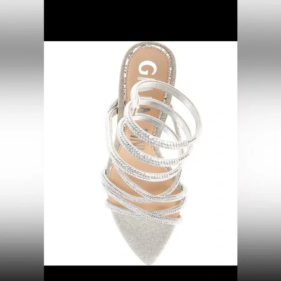 Silver Gianni Bini Heels - Picture 3 of 5